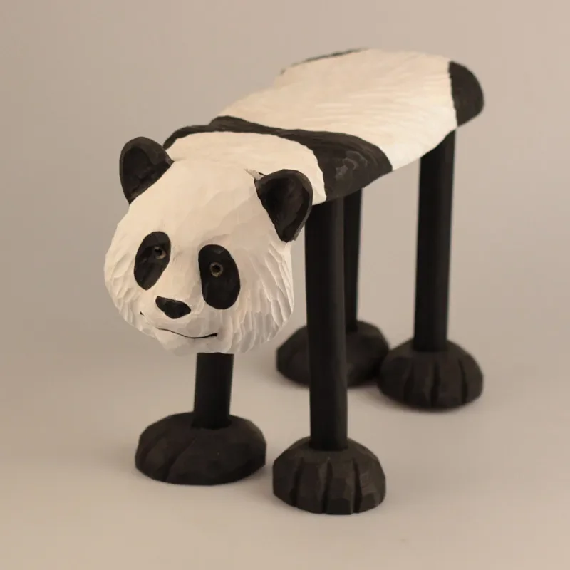 Baby Nursery Ottoman - 북유럽 스타일 원목 수공예 아기 동물