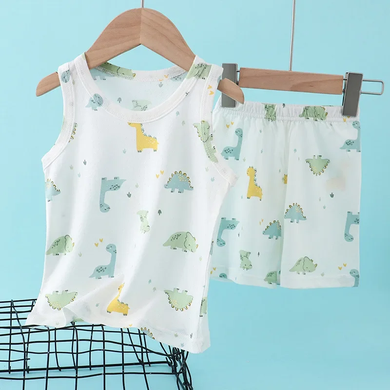 Baby Nursery Ideas Boy - 어린이 대나무 면 조끼 정장 여름