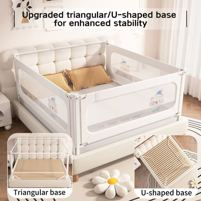 Bed Rail Toddler - 3-패널 수트 아기 낙상 방지 침대