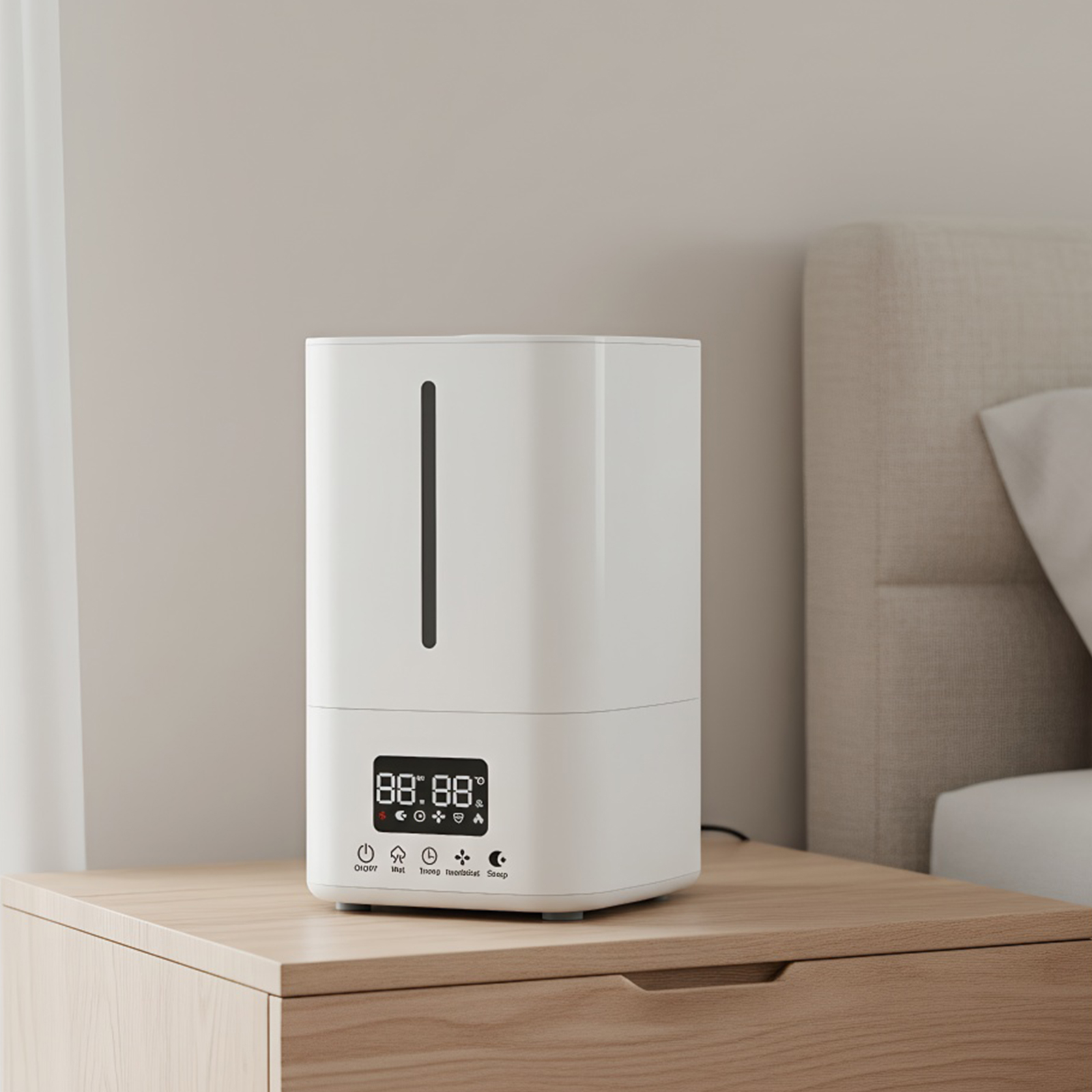 Baby Nursery Humidifier - 5L 스마트 가습기 공기청정기 기능 포함,