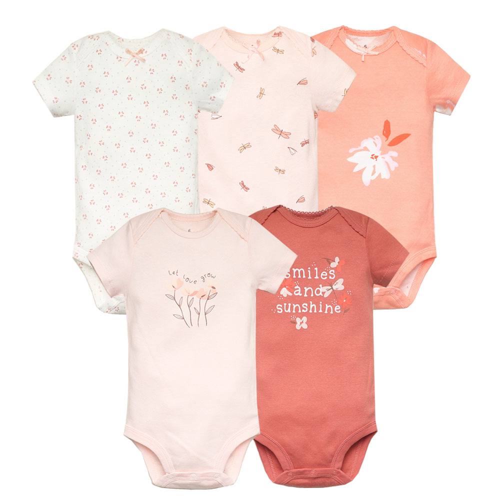5 개/몫 아기 Bodysuit 패션 소녀 옷 면화 신 - Baby Nursery Ideas Boy 리뷰 및 가격