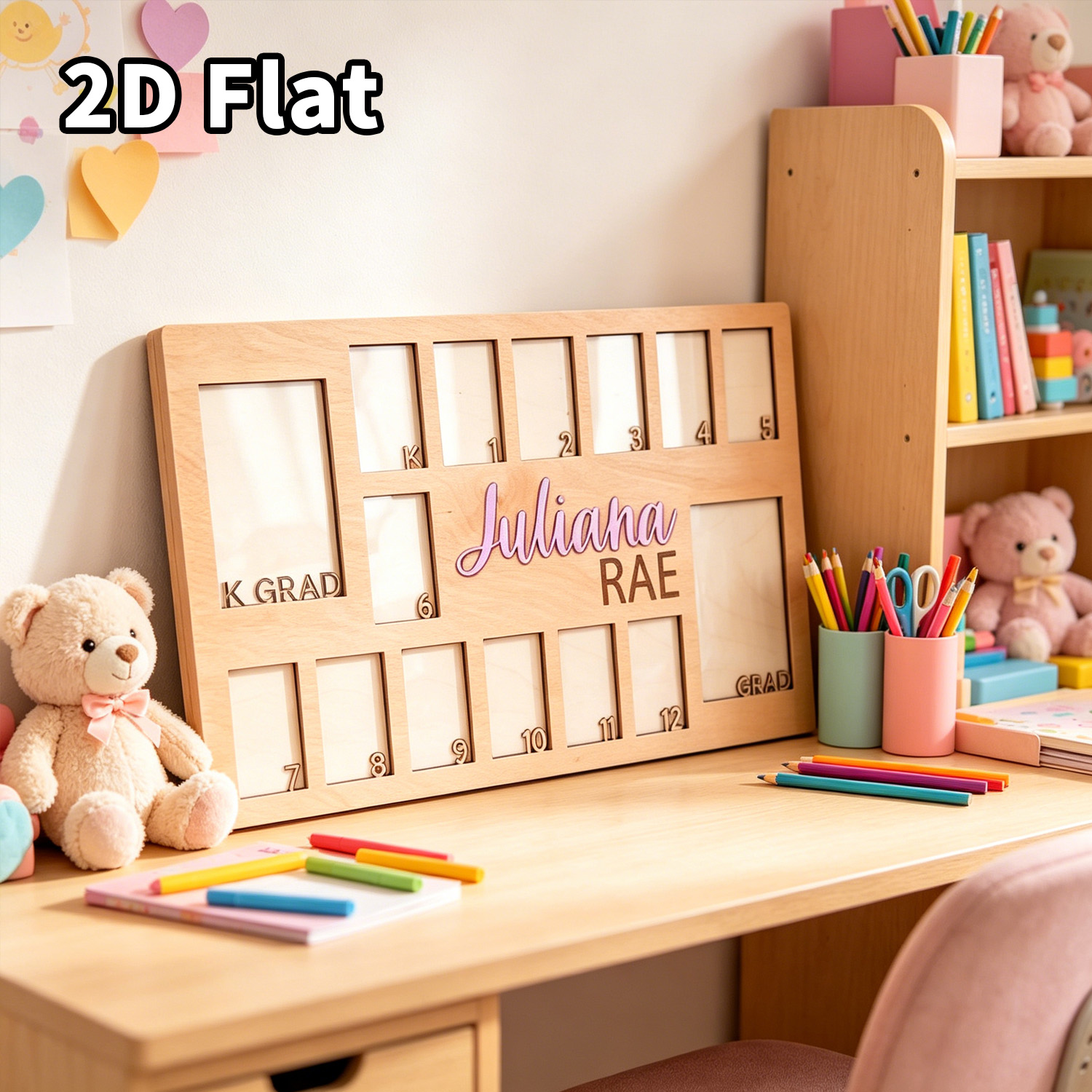 1개 맞춤형 고급 사진 액자 나무 명판, 가정, 사무실 - Baby Nursery Office 리뷰 및 가격
