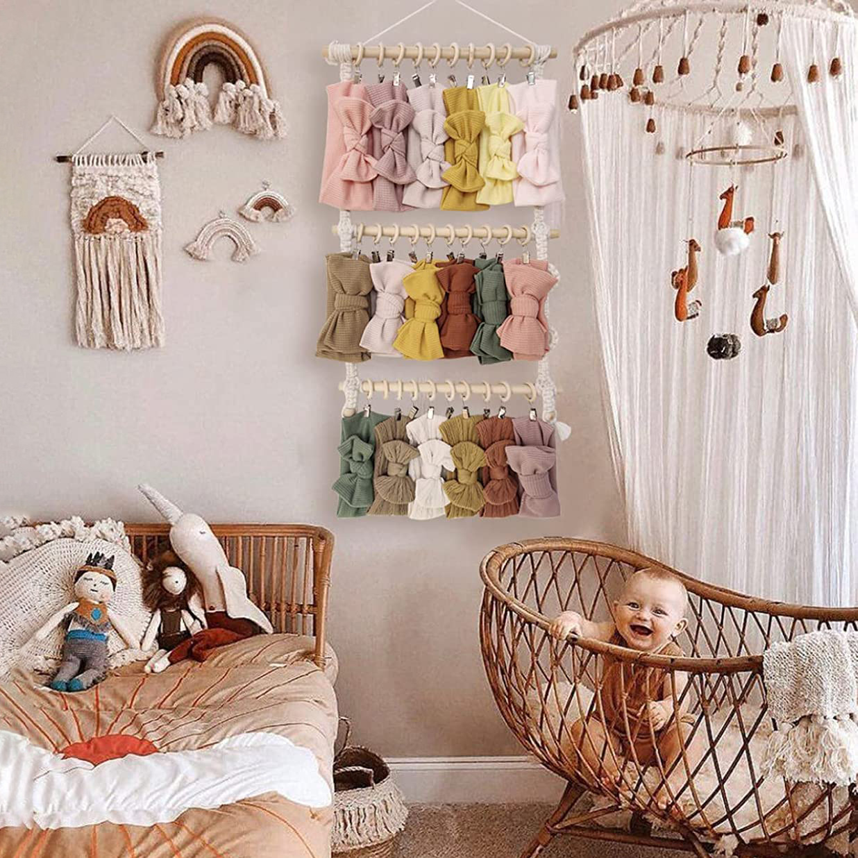 Macrame 벽걸이 보호 머리띠, 여아용 거치대 머리 - Baby Nursery Decor Ideas 리뷰 및 가격