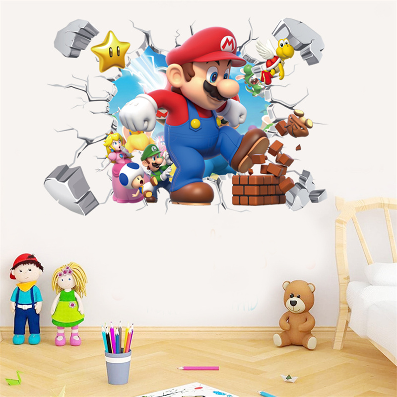3D 만화 애니메이션 게임 캐릭터 벽 스티커 (아이 방 - Baby Nursery Games 리뷰 및 가격