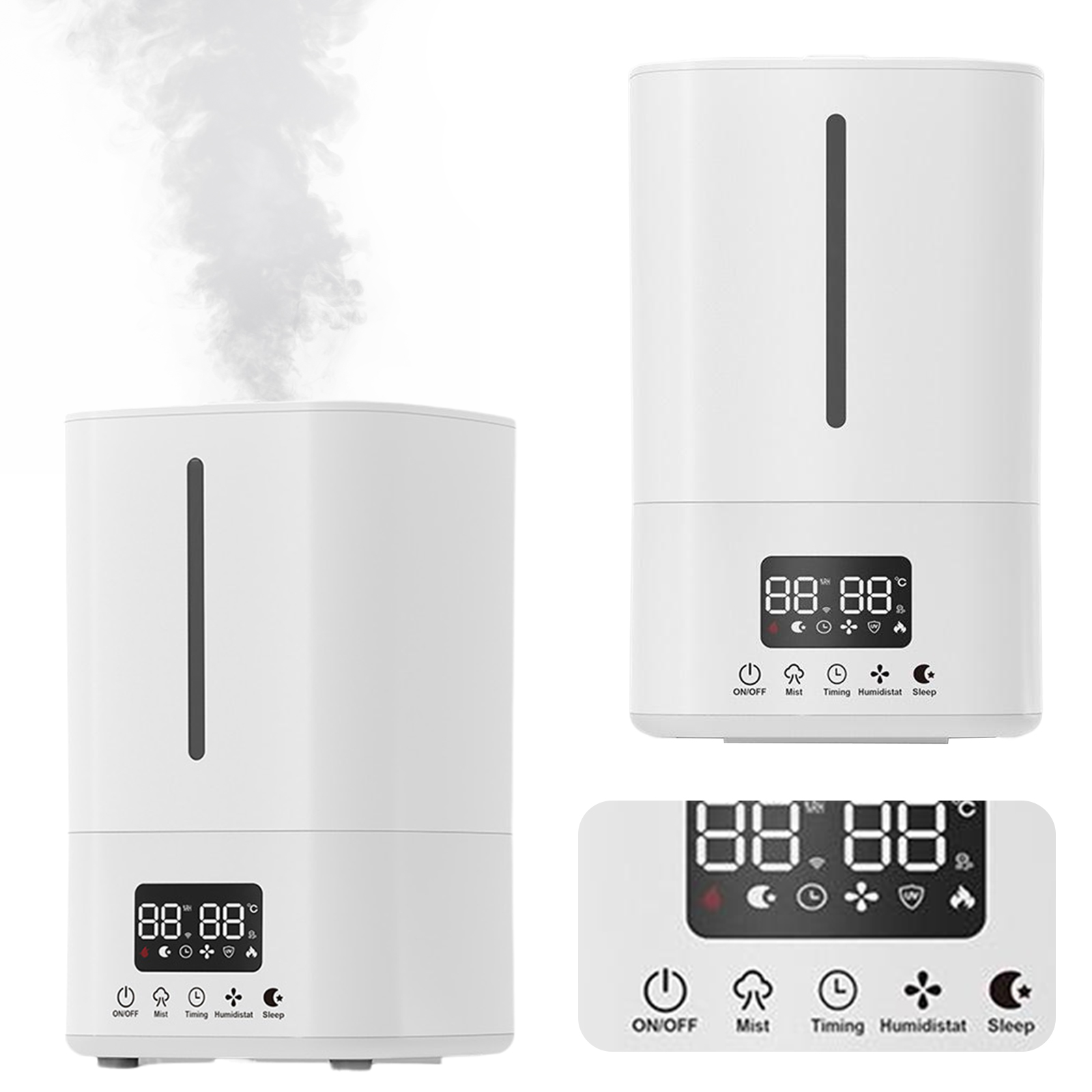 공기청정기가 포함된 5L 공기 가습기, 쿨 미스트 가습 - Baby Nursery Humidifier 리뷰 및 가격