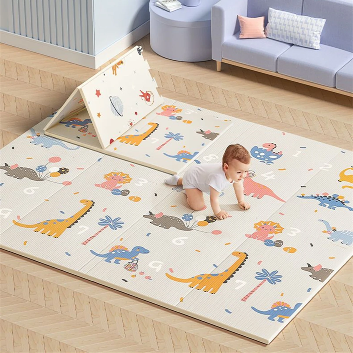 무독성 교육용 접이식 어린이 카펫 아기 놀이 매트, 보 - Baby Nursery Games 리뷰 및 가격