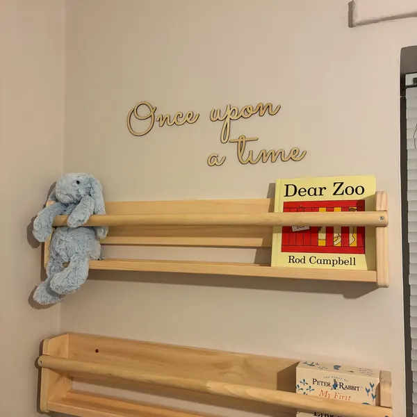 옛날에… 벽 장식 표지판. 나무로 만든 아기방 인용문  - Baby Nursery Quotes 리뷰 및 가격