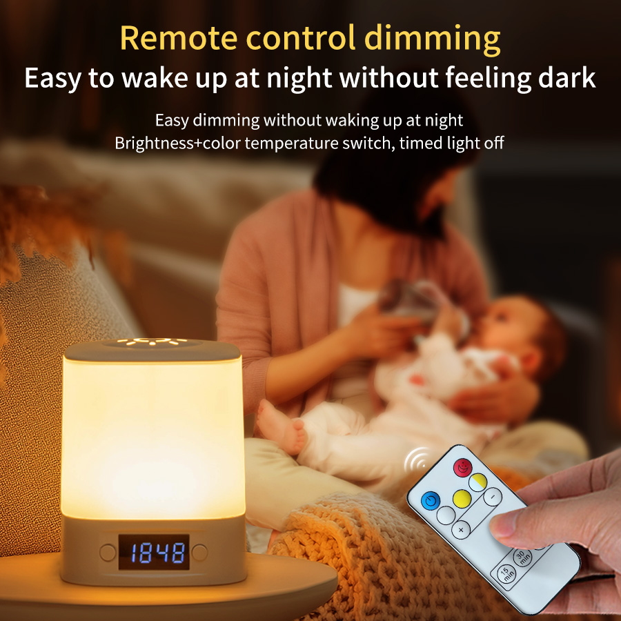 시계 시간 표시와 휴대용 Led 야간 조명 침실 머리맡 - Baby Nursery Equipment 리뷰 및 가격
