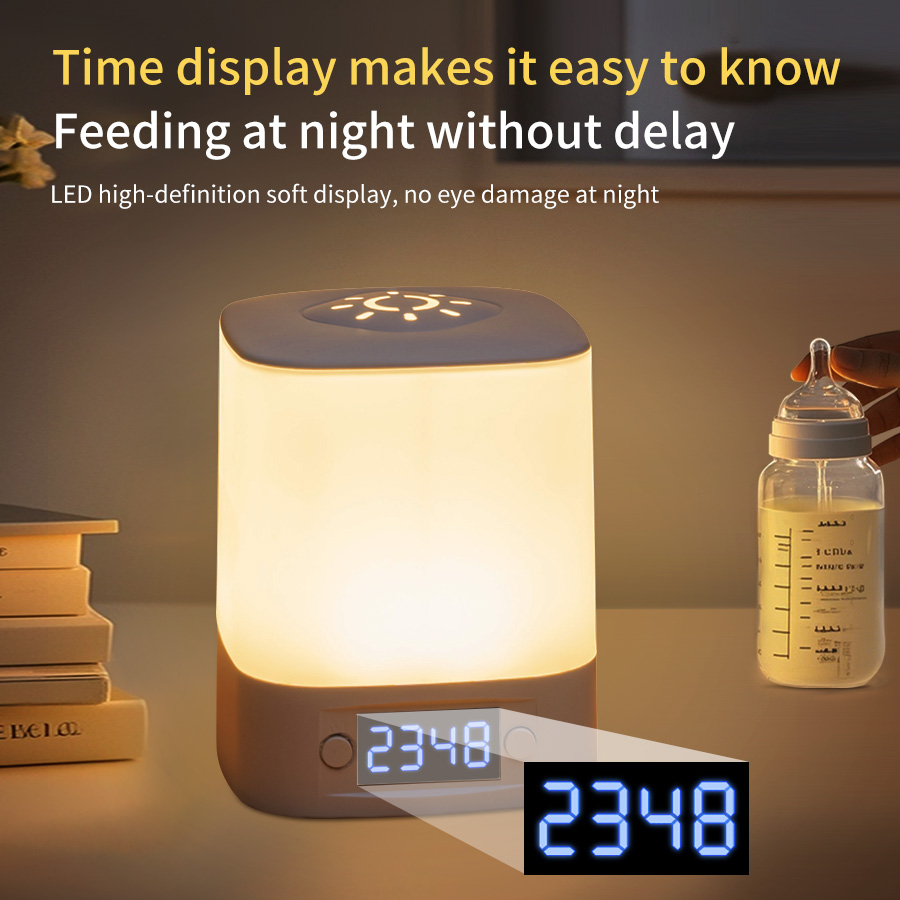 시계 시간 표시와 휴대용 Led 야간 조명 침실 머리맡 - Baby Nursery Equipment 리뷰 및 가격