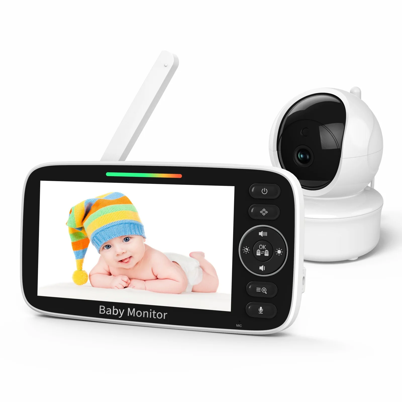 5인치 LCD 화면, 720P HD 비디오 야간 투시경 - Baby Nursery Videos 리뷰 및 가격