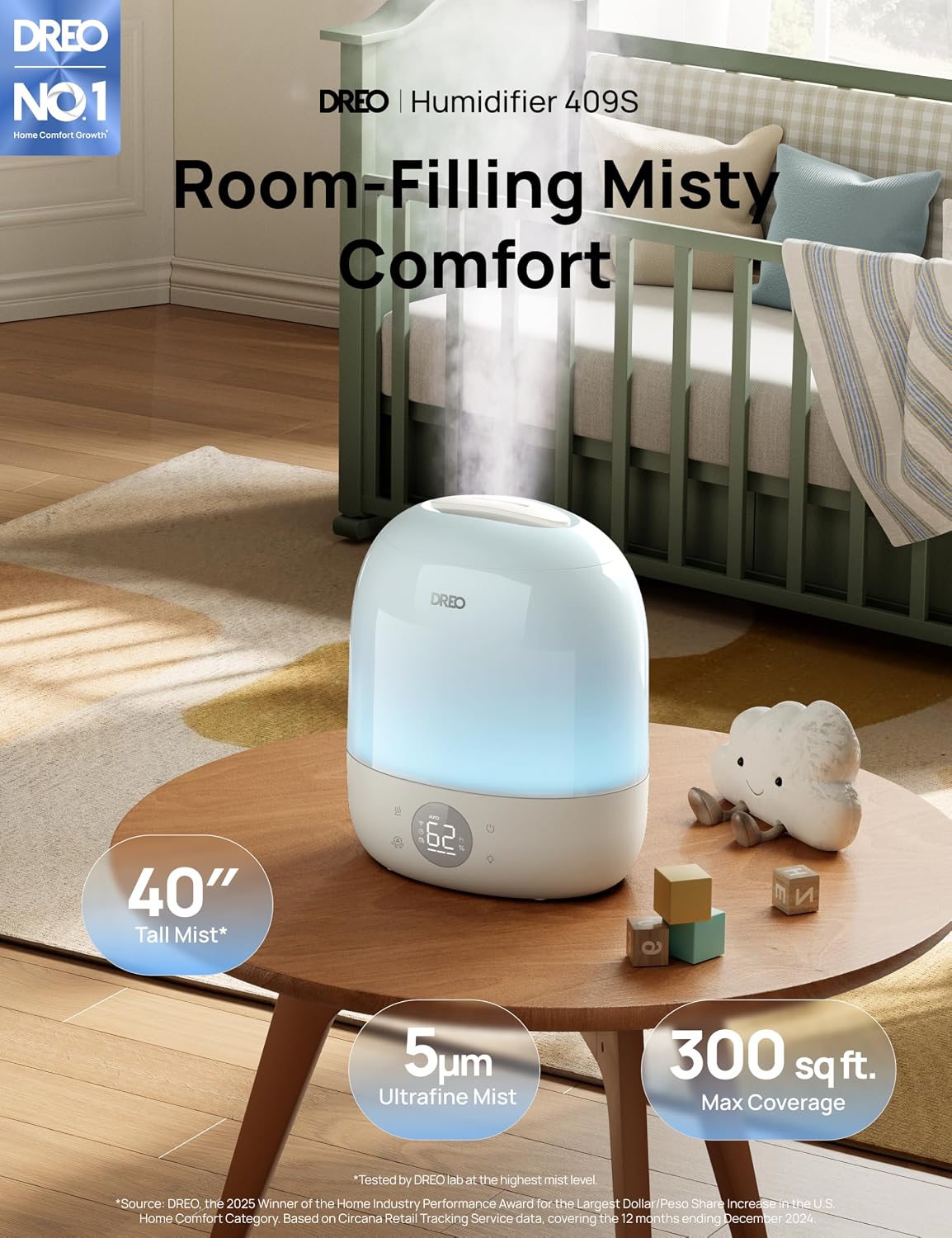 30시간 지속 쿨 미스트 가습기, RGB 야간 조명 및 - Baby Nursery Humidifier 리뷰 및 가격