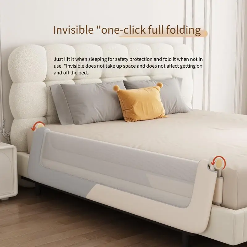단면 아기 침대 난간 가드 접이식 휴대용 낙상 방지 안 - Bed Rail Toddler 리뷰 및 가격