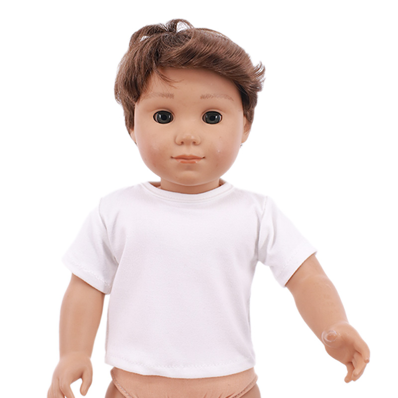 인형 옷 여름 티셔츠 순수 코튼 반팔 수제 솔리드 컬러 - Baby Nursery Ideas Boy 리뷰 및 가격