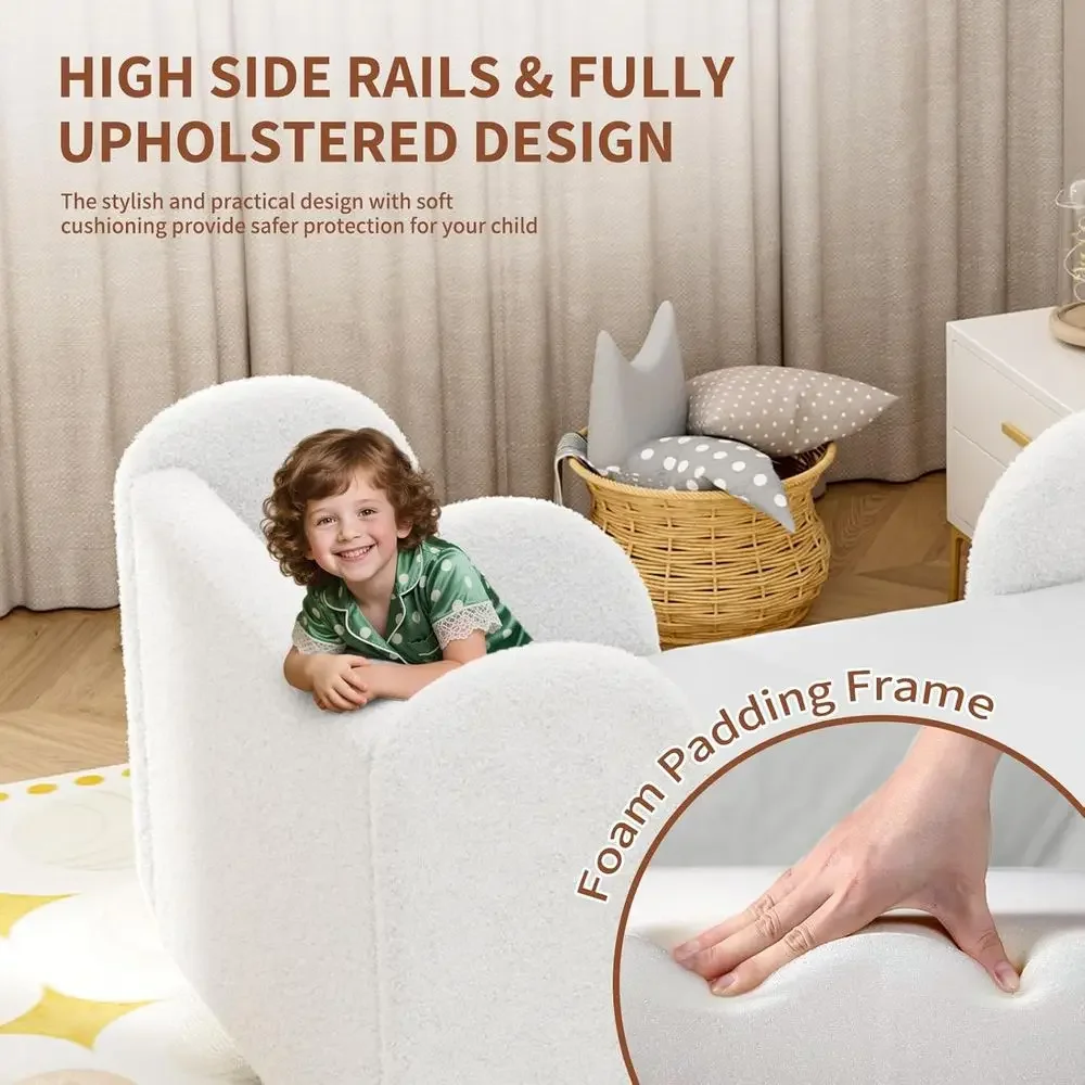 가이드레일이 있는 유아용 침대, 남녀공용 디자인, 흰색 - Bed Rail Toddler 리뷰 및 가격