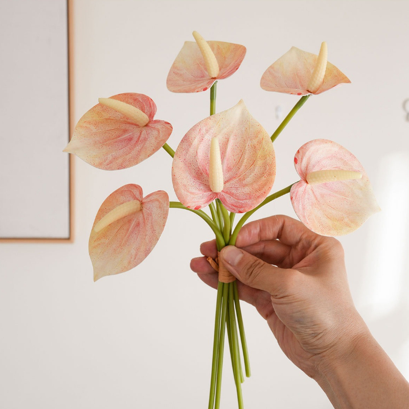 30Pcs 인공 라텍스 안스티움 꽃 신부 꽃다발 액세서 - Baby Nursery Decor Ideas 리뷰 및 가격
