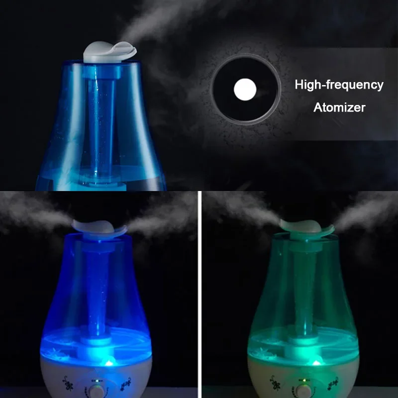 3000ML 초음파 가습기 더블 분무기 홈 오피스 베이 - Baby Nursery Humidifier 리뷰 및 가격