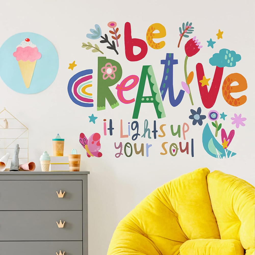 창의적인 영감을 주는 인용문 벽 스티커 아기방 화려한  - Baby Nursery Quotes 리뷰 및 가격
