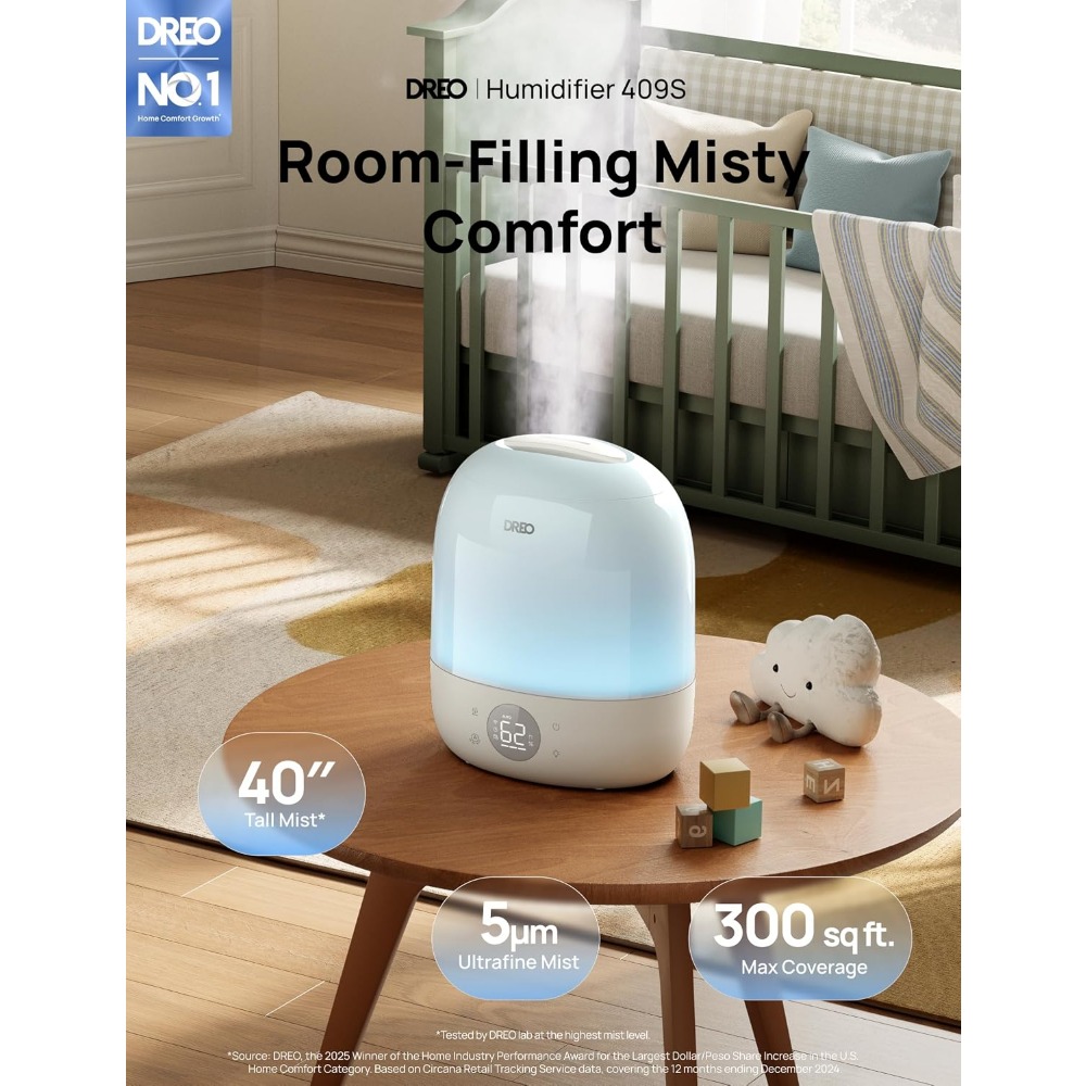 아기방과 식물용 스마트 가습기, 30시간 작동, 28d - Baby Nursery Humidifier 리뷰 및 가격