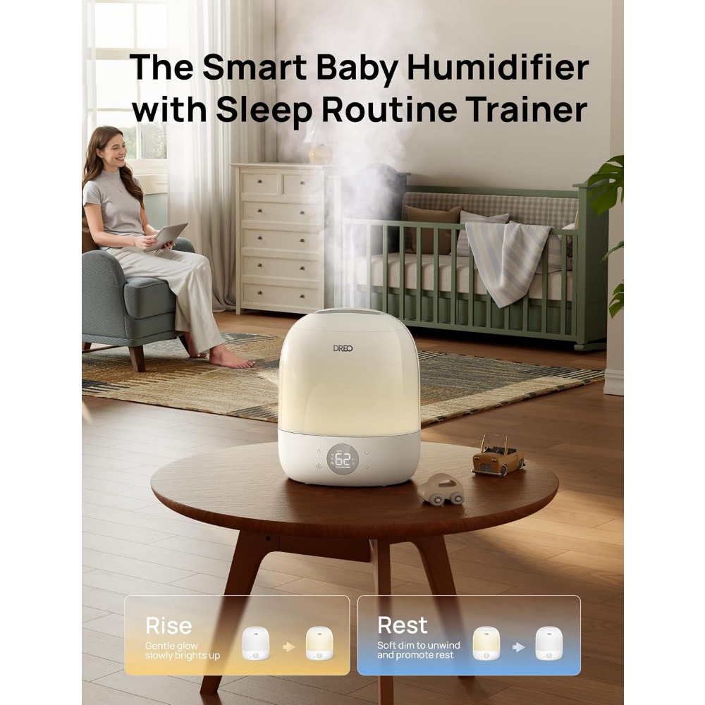 아기방과 식물용 스마트 가습기, 30시간 작동, 28d - Baby Nursery Humidifier 리뷰 및 가격