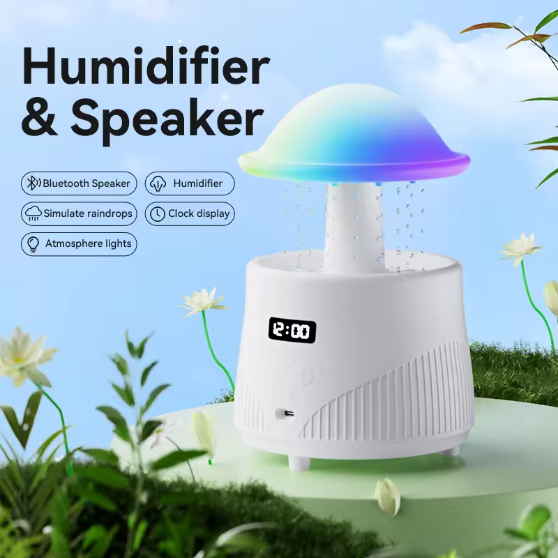 빗방울 모양 가습기 스피커 - 침실, 아기방용 미스트  - Baby Nursery Humidifier 리뷰 및 가격