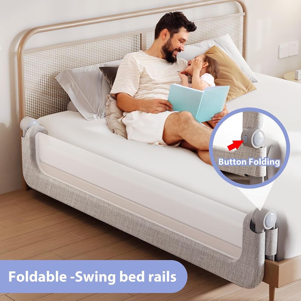 아기 침대 난간 가드 - 유아용 침대 난간 또는 퀸/킹 - Bed Rail Toddler 리뷰 및 가격