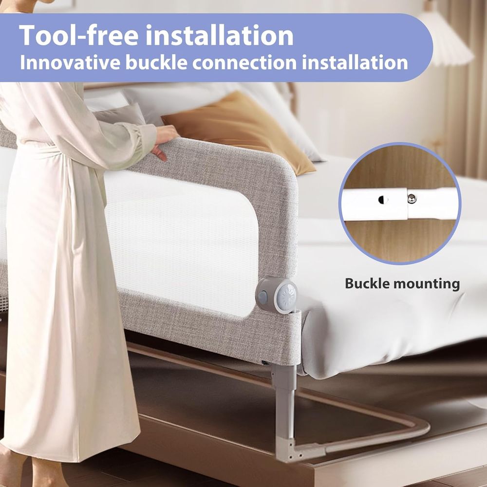아기 침대 난간 가드 - 유아용 침대 난간 또는 퀸/킹 - Bed Rail Toddler 리뷰 및 가격