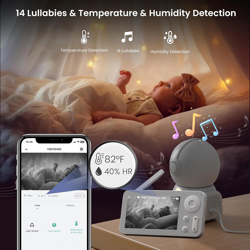 보육 반려동물 노인을 위한 와이파이 스마트폰, 355  - Baby Nursery Equipment 리뷰 및 가격